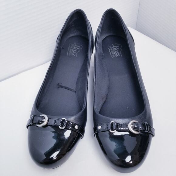 NWOT -G.H. Bass Women's "Mandy" Black Low Wedge Style 0302-3950-001 Size 8.5 - Picture 2 of 12